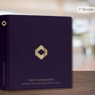 Elegant Minimalist Luxury Portfolio Binder