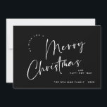 Elegant Minimalist Merry Christmas Greeting Holiday Card<br><div class="desc">Feel free to contact me if you need any help or new item. I respond soon.</div>