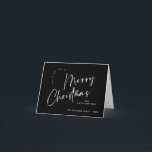 Elegant Minimalist Merry Christmas Greeting Holiday Card<br><div class="desc">Feel free to contact me if you need any help or new item. I respond soon.</div>