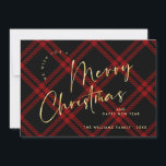 Elegant Minimalist Merry Christmas Greeting Holiday Card<br><div class="desc">Feel free to contact me if you need any help or new item. I respond soon.</div>