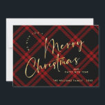 Elegant Minimalist Merry Christmas Greeting Holiday Card<br><div class="desc">Feel free to contact me if you need any help or new item. I respond soon.</div>