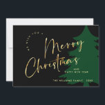 Elegant Minimalist Merry Christmas Greeting Holiday Card<br><div class="desc">Feel free to contact me if you need any help or new item. I respond soon.</div>