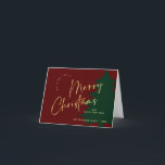 Elegant Minimalist Merry Christmas Greeting Holiday Card<br><div class="desc">Feel free to contact me if you need any help or new item. I respond soon.</div>