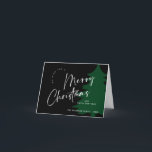 Elegant Minimalist Merry Christmas Greeting Holiday Card<br><div class="desc">Feel free to contact me if you need any help or new item. I respond soon.</div>
