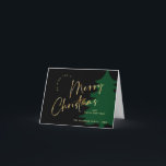 Elegant Minimalist Merry Christmas Greeting Holiday Card<br><div class="desc">Feel free to contact me if you need any help or new item. I respond soon.</div>