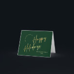 Elegant Minimalist Merry Christmas Greeting Holiday Card<br><div class="desc">Feel free to contact me if you need any help or new item. I respond soon.</div>