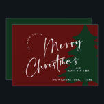 Elegant Minimalist Merry Christmas Greeting Holiday Card<br><div class="desc">Feel free to contact me if you need any help or new item. I respond soon.</div>