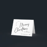 Elegant Minimalist Merry Christmas Greeting Holiday Card<br><div class="desc">Feel free to contact me if you need any help or new item. I respond soon.</div>