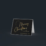 Elegant Minimalist Merry Christmas Greeting Holiday Card<br><div class="desc">Feel free to contact me if you need any help or new item. I respond soon.</div>
