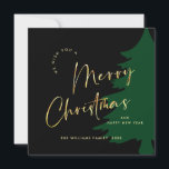 Elegant Minimalist Merry Christmas Modern Greeting Holiday Card<br><div class="desc">Feel free to contact me if you need any help or new item. I respond soon.</div>