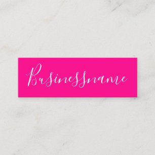 Elegant minimalist modern trendy pink loyalty card