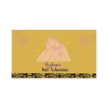 Elegant minimalist nail tech logo  beauty 