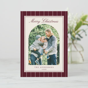 Elegant Minimalist Old Money Christmas Photo Holiday Card