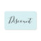 Elegant minimalist pastel blue discount card
