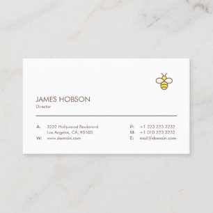 Elegant Minimalist Professional Business Card