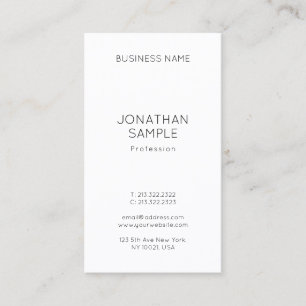 Elegant Minimalist Professional Modern Template Business Card