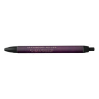 Elegant Minimalist Purple Gold
