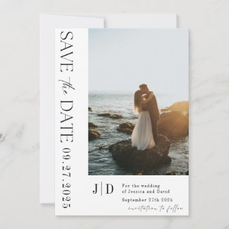 Elegant Minimalist Save the Date Modern & Stylish