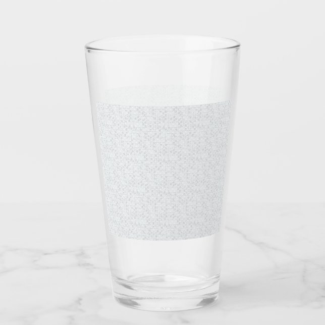 Elegant Minimalist School Pattern Glass (Front)