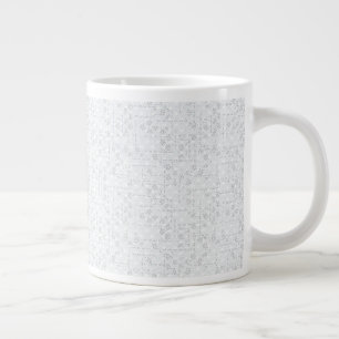 Elegant Minimalist School Pattern Large Coffee Mug