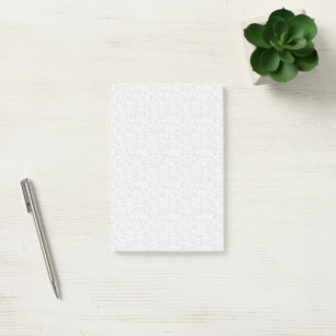 Elegant Minimalist School Pattern Post-it Notes
