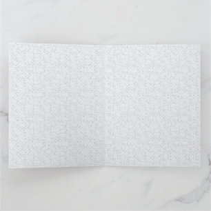 Elegant Minimalist School Pattern Thank You Card