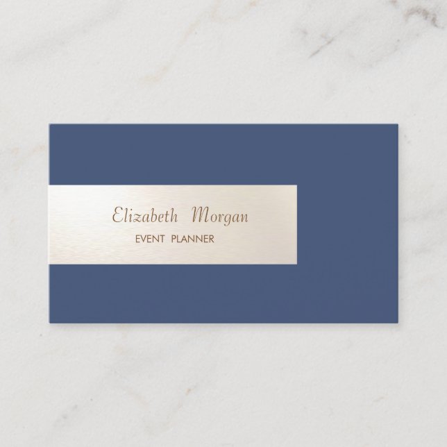 Elegant Minimalist,Shiny,Simple Business Card (Front)