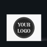 Elegant, Minimalist & Sleek Black QR Code Logo<br><div class="desc">EVERYONE CAN USE THIS DESIGN.You are free to add,  edit,  or resize the logo,  photo,  text,  and colours as you choose.Many thanks.</div>