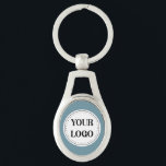Elegant, Minimalist & Sleek Black QR Code Logo  Keychain<br><div class="desc">EVERYONE CAN USE THIS DESIGN.You are free to add,  edit,  or resize the logo,  photo,  text,  and colours as you choose.Many thanks.</div>