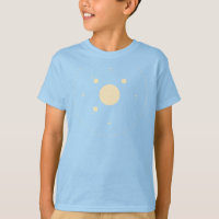 Elegant Minimalist Solar System Planets and Stars