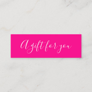 Elegant minimalist trendy pink discount card