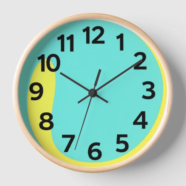 Elegant Minimalist Wall Clock (Front)