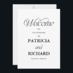 Elegant Minimalist Wedding Ceremony Program<br><div class="desc">Guide your guests through every moment of your special day with this elegant and modern wedding order of service. Featuring a clean, minimalist layout and sophisticated typography, this ceremony program is designed to complement any wedding theme—from high-end urban weddings to intimate garden ceremonies. This double-sided design offers a seamless way...</div>