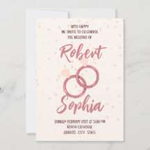 Elegant Minimalist Wedding Invitation