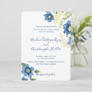 Elegant Minimalist Wedding Invitation Template E