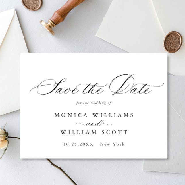 Elegant Minimalist Wedding Save The Date (Creator Uploaded)