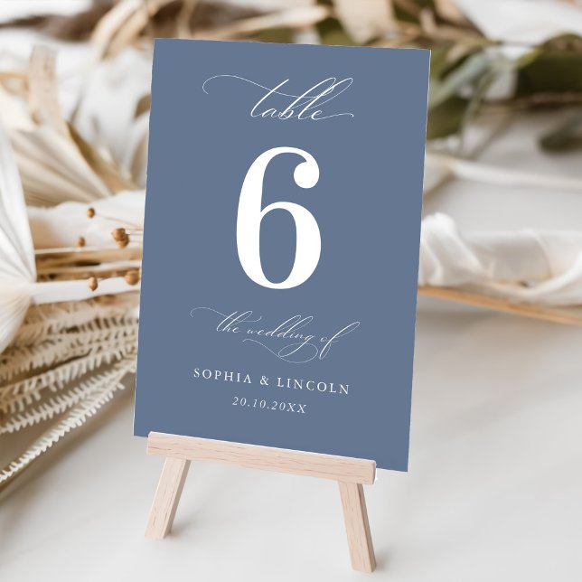 Elegant Minimalist Wedding  Table Number (Creator Uploaded)