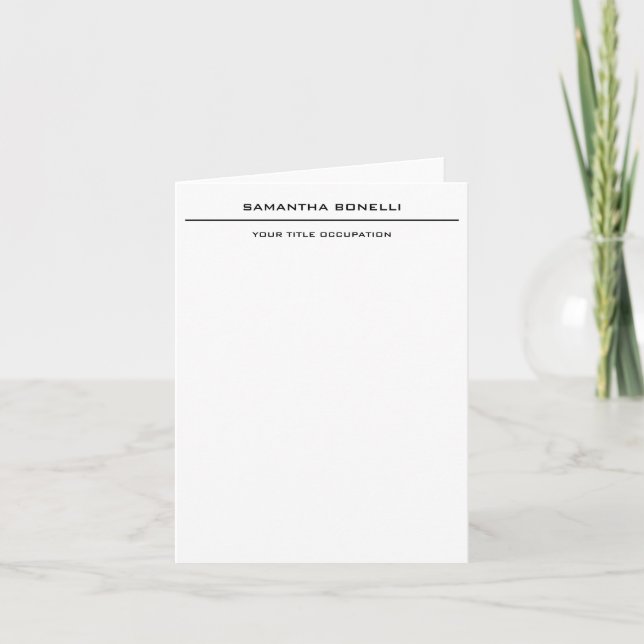 Élégant minimaliste attrayant (Devant)