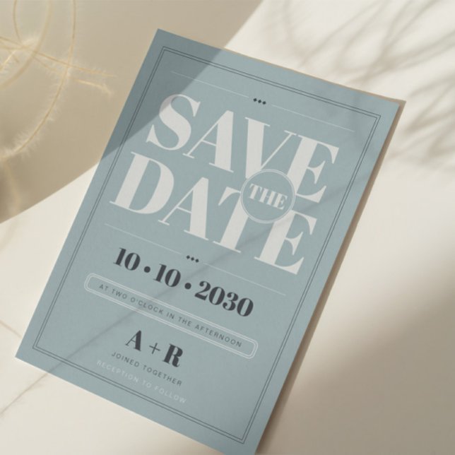 Élégant Minimaliste Enregistrer La Carte Date (Créateur téléchargé)