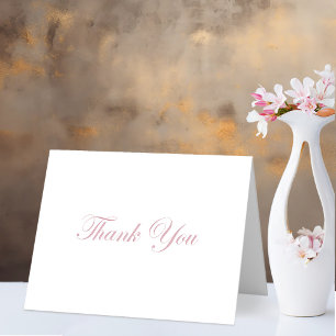 Élégant minimaliste Merci Mariage