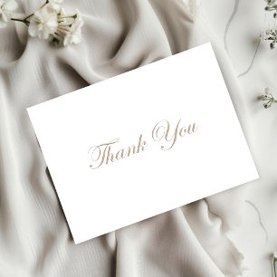 Élégant minimaliste Merci Mariage