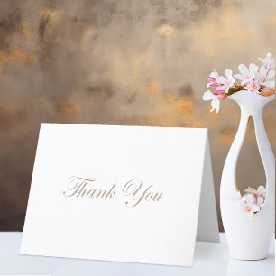 Élégant minimaliste Merci Mariage