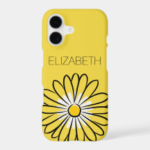 Élégant minimaliste moderne Fleur de marguerite et