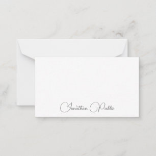 Élégant minimaliste Nom de script Modèle Typograph