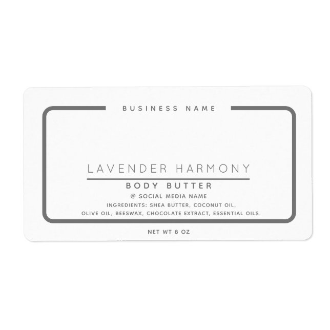 Élégant minimaliste simple design (Devant)