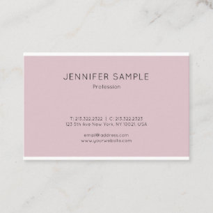 Elegant Minimalistic Modern Design Professional Business Card