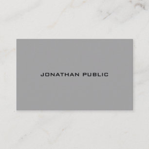 Elegant Minimalistic Modern Trendy Template Cool Business Card