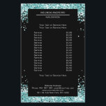 Elegant Mint both sides Flyer<br><div class="desc">An elegant and refined design with a digital image made of silver-lilac glass. Note: The production process does not use a real film, only the colour is printed thoroughly. Add your data, logo, company details and pictures in minutes.</div>