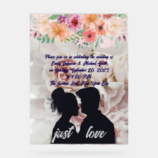 Élégant Modèle d'invitation de mariage