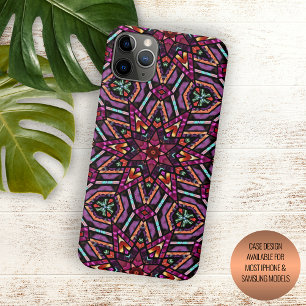 Elegant Modern Abstract Bohemian Mandala Art iPhone 11 Pro Max Case